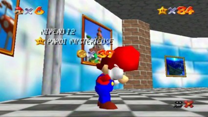 Super Mario 64 - Trop haute montagne - Etoile 4 : Paroi mystérieuse