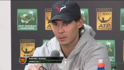 Rafael Nadal Press conference after R2 at Masters Paris-Bercy (30-10-2013)