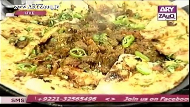 Riwayaton ki Lazzat by Chef Saadat Siddiqi, Tawa Gosht & Blueberry Mousse Dessert, 31-10-13