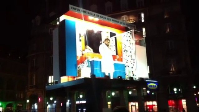 IKEA : Salle de Bain à la Gare St Lazare de Paris