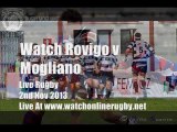 Rovigo vs Mogliano 2nd Nov