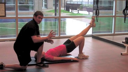 ▶ 100 Best Ab Exercises - Single Leg Glute Bridge (w arm resistance)