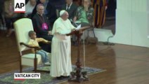 Cute little Boy seats on Pope Francis Chair... Amazing!