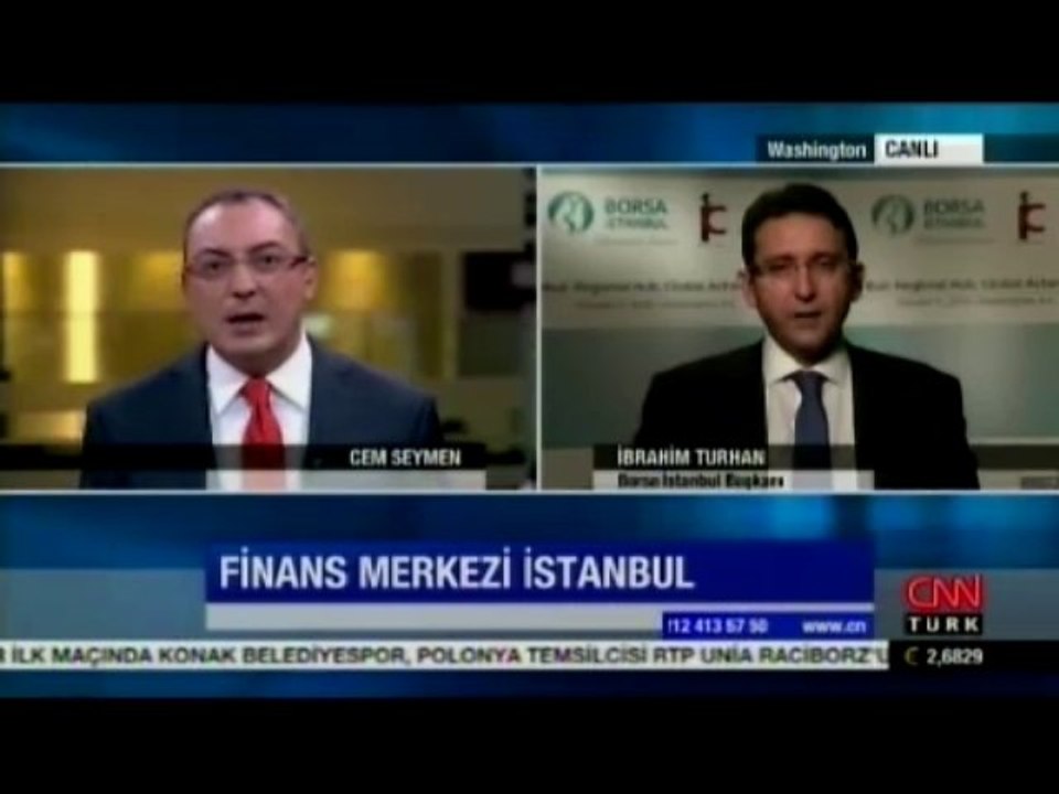 M. İbrahim Turhan - CNNTürk röportajı #istanbulFCforum Washington