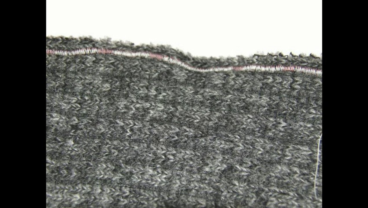 Cours de couture - apprendre à coudre la laine au point zigzag - Tuto de couture