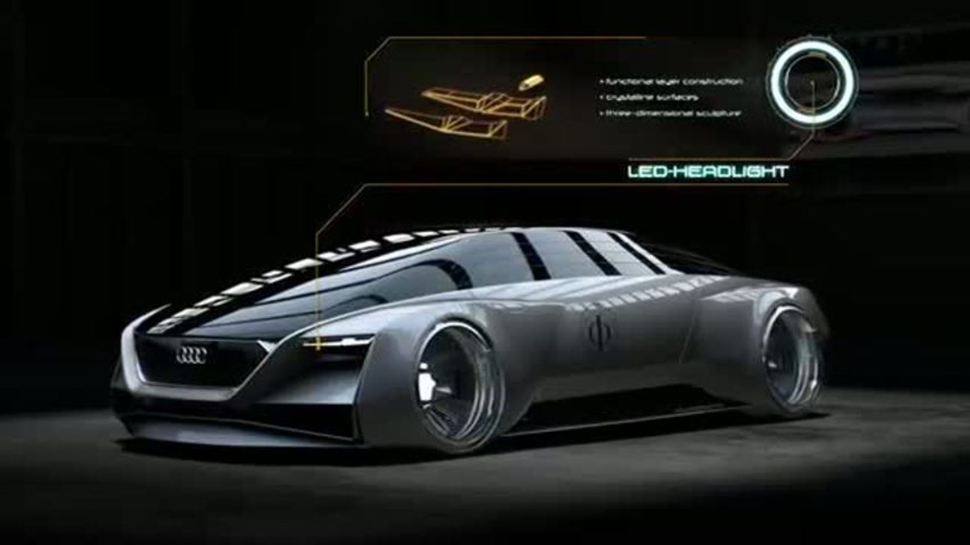 Audi Presente Le Coupe Futuriste De La Strategie Ender En Video Video Dailymotion