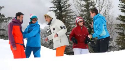 Piste Noire - Clara et Alain - Les raquettes ou l'art de la marche attentive....