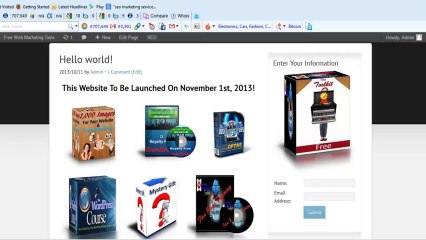 Free Internet Marketing Toolkit - How To Add An Ecover In Your Sidebar 3