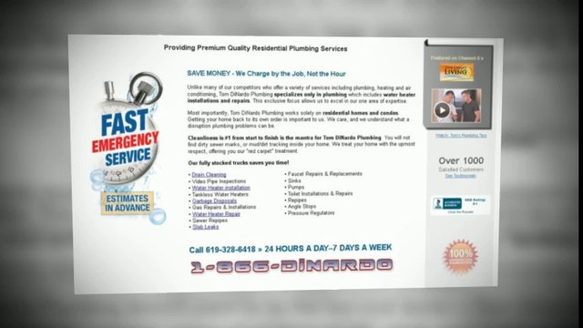Tom DiNardo Plumbing Inc. | (619) 328-6418 | San Diego Plumber