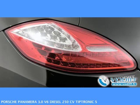 VODIFF : PORSCHE OCCASION ALSACE : PORSCHE PANAMERA 3.0 V6 DIESEL 250 CV TIPTRONIC S