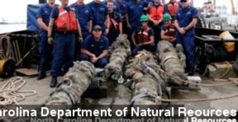 Blackbeard's Cannons Recovered From Shipwreck