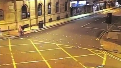 CCTV shows hit-and-run in Manchester