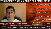 Chicago Bulls vs. New York Knicks Pick Prediction NBA Pro Basketball Odds Preview 10-31-2013