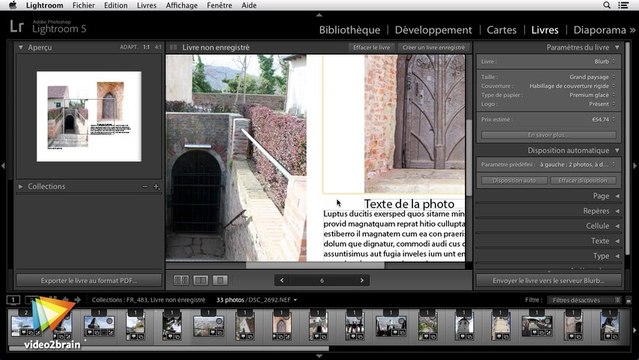 Tutoriel Lightroom 5 : Commencer un livre photo | video2brain.com