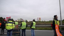 Des salariés de VG Goossens ont bloqué le poste de frontière à hauteur de Rekkem, ce jeudi