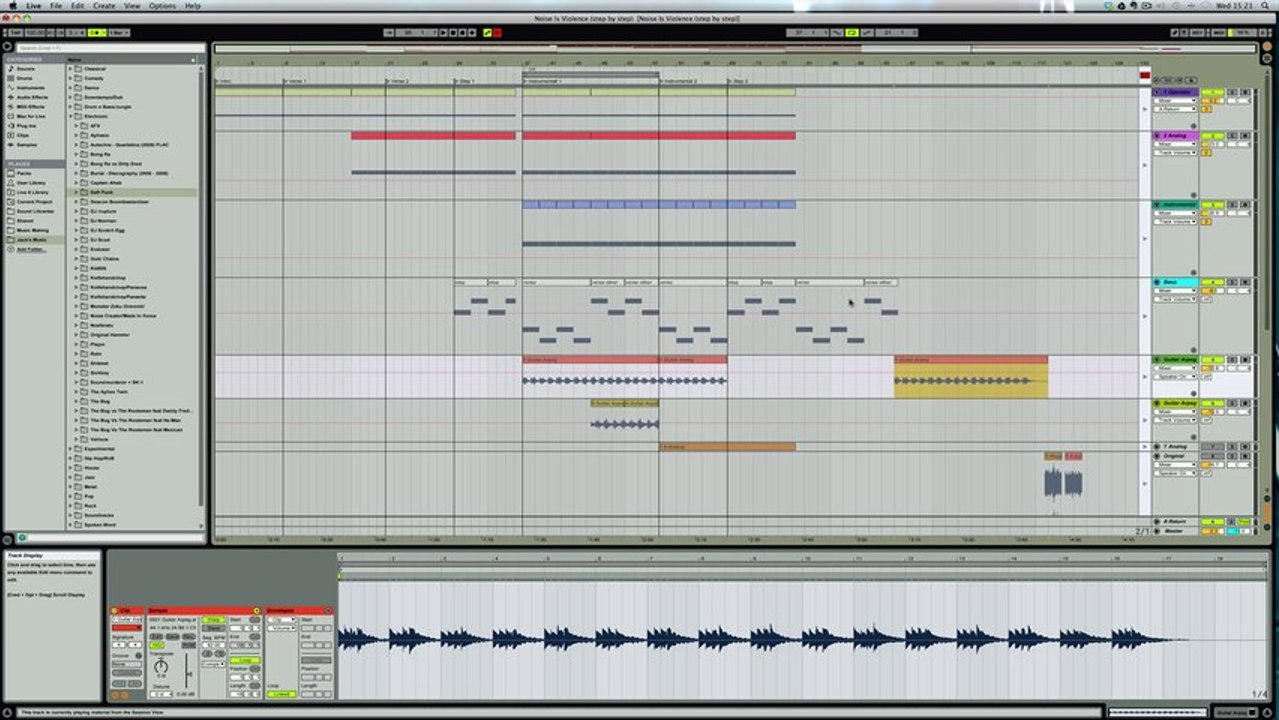 Ableton Live Session and Arrangement Views