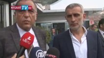 Başkan Hacıosmanoğlu, Ufuk Özerten'le birlite açıklama yaptı
