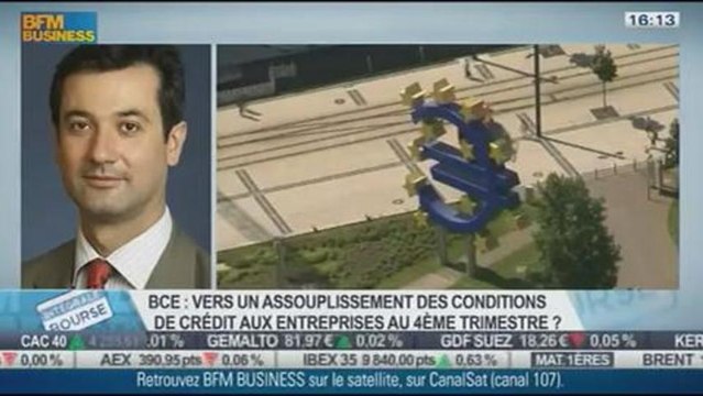 Ralentissement de l'inflation dans la zone euro: Gilles Moec, dans Intégrale Bourse - 31/10