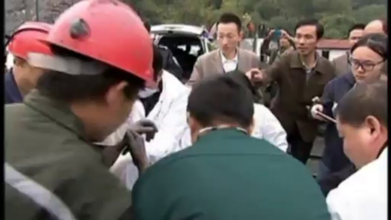 Two miners rescued after two days trapped under...