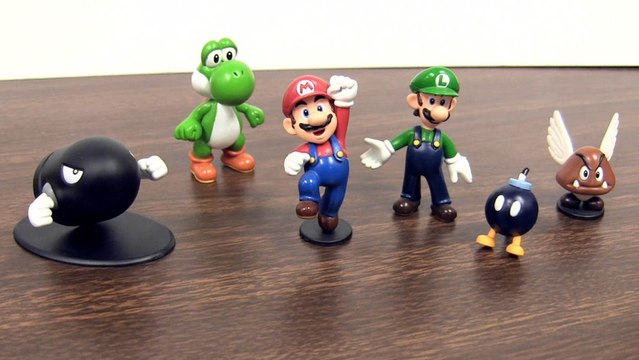 CGR Undertow - GOLDIE MARKETING SUPER MARIO FIGURE SET SERIES 1 Toy Review