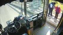 Bus driver rescues woman from suicide
