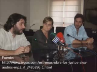 Rueda de Prensa Los Justos Alzira 25.10.13