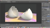 Blender Tutorial huevo quebrado blender 2.5 modificadores texturas parte 2