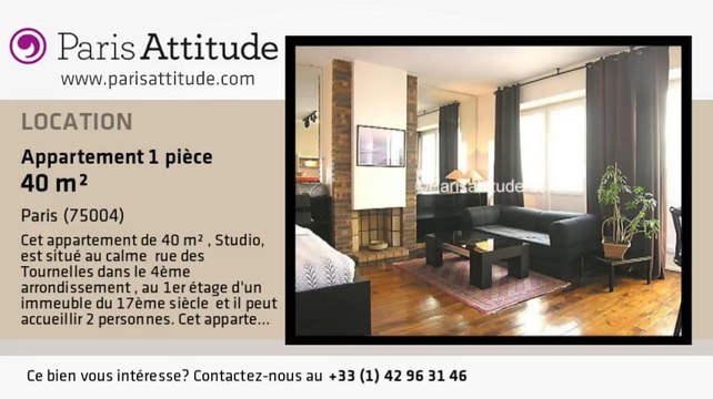 Appartement Studio à louer - Place des Vosges, Paris - Ref. 413