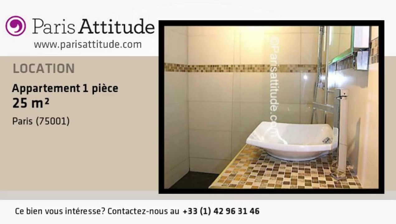 Appartement Studio à louer - Châtelet, Paris - Ref. 3896