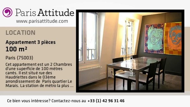 Appartement 2 Chambres à louer - Musée Picasso, Paris - Ref. 3905