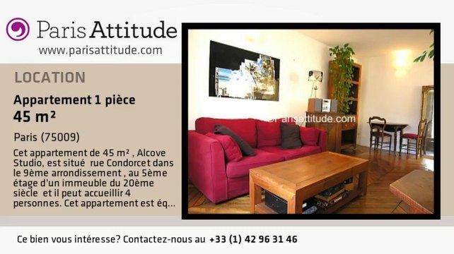 Appartement Alcove Studio à louer - Poissonnière, Paris - Ref. 7625