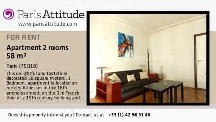 1 Bedroom Apartment for rent - Montmartre, Paris - Ref. 8271