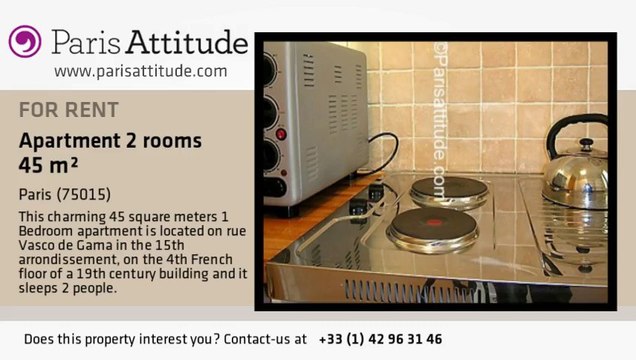 1 Bedroom Apartment for rent - Porte de Versailles, Paris - Ref. 3811