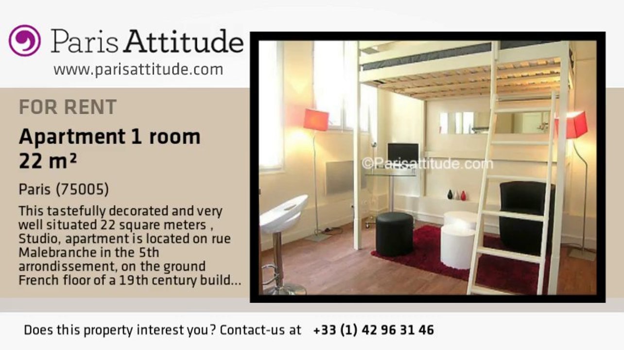 Studio Apartment for rent - Panthéon/Sorbonne, Paris - Ref. 5964