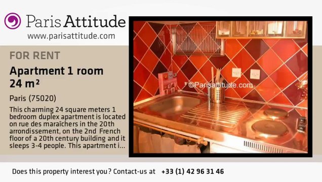 Alcove Studio Duplex for rent - Porte de Vincennes, Paris - Ref. 653