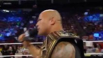 Kurt Angle returns to WWE Smackdown for The Rock 2013