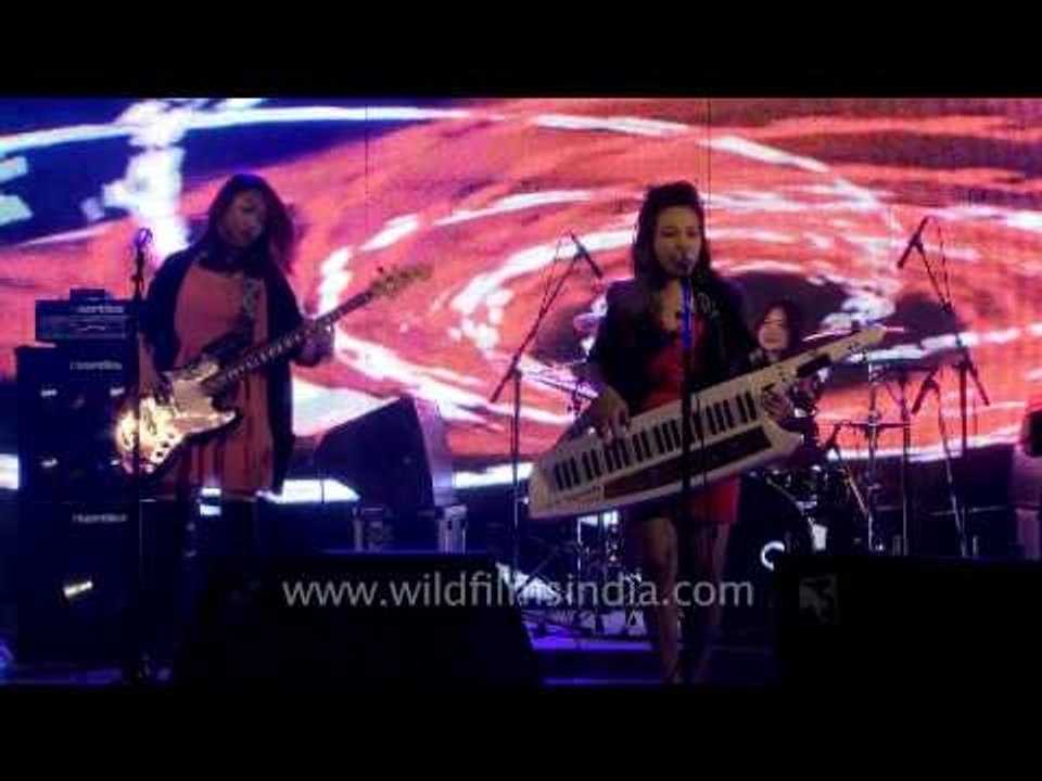 TVR in action at the NorthEast Fashion Festival, Delhi