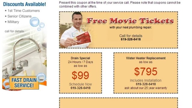 Tom DiNardo Plumbing Inc. _ (619) 328-6418 _ San Diego Plumber