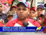 (Video) Trabajadores socialistas le dicen  ¡No a la guerra económica! (3/6)