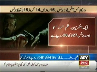 "WAAR" BoxOfficeDetail Each Cinema Business Detail Report l Ary News l 1-11-13