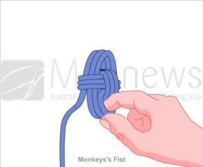 How to tie  Monkeys's Fist Knot