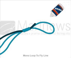 How to tie  Mono Loop To Fly Line Knot