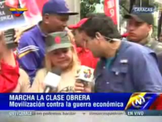 (Video) Trabajadores socialistas le dicen  ¡No a la guerra económica! (2/6)