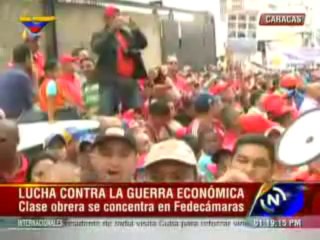 (Video) Trabajadores socialistas le dicen  ¡No a la guerra económica! (6/6)