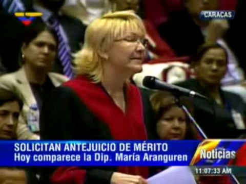 (Video) TSJ realiza audiencia oral y pública de antejuicio de mérito contra la diputada Aranguren (1/3)