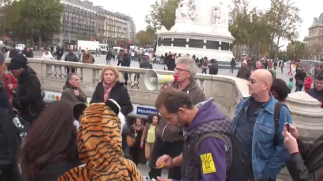 Paris (France) 31:10:2013 Manifestation du DAL (Droit Au Logement)