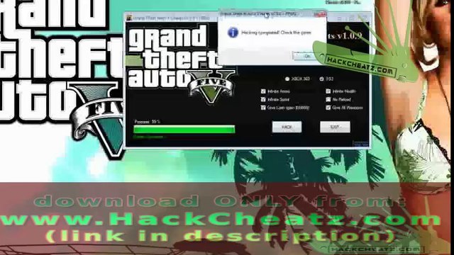 GTA 5 Hack Cheat Tool [Cash adder,Unlimited & Infinite Health Ammo Special Ability] GTA V Generator for PS3 and XBOX