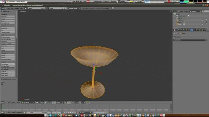 Blender Tutorial Copa Vidrio cristal  2.5