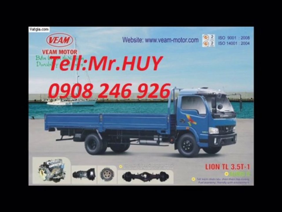 Xe tải veam lion 3500KG = bán xe tải veam 3.5 tấn