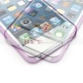 Hytparts.com-For iPhone 5 Ultra Thin Hard Plastic Wrap Up Case Purple